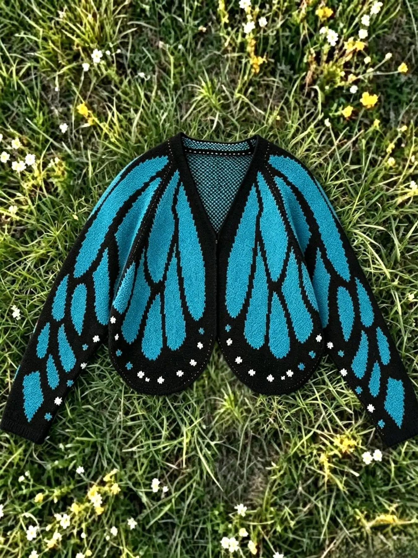 Butterfly Knit Cardigan