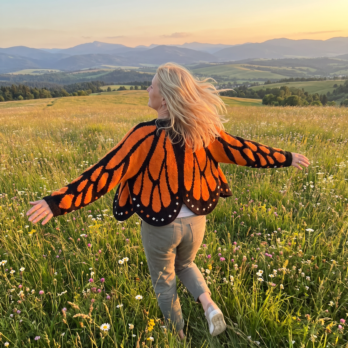 Butterfly Knit Cardigan